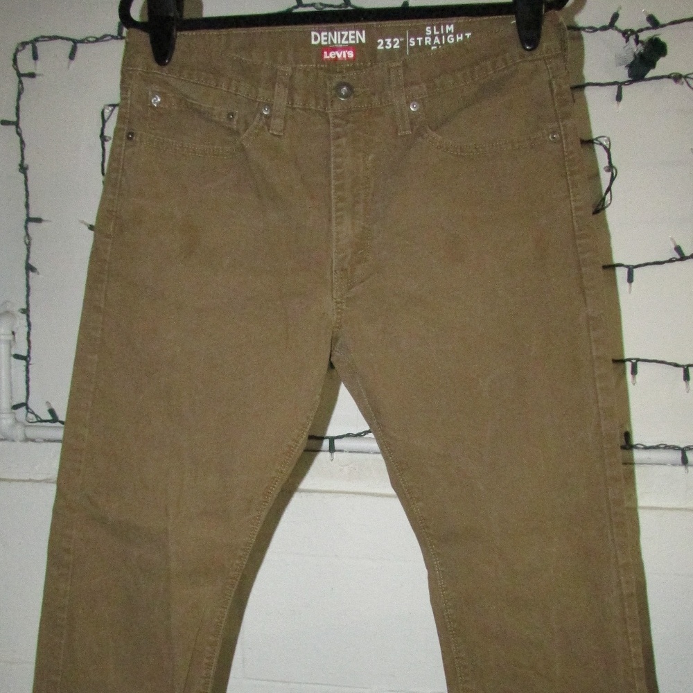 Men's Brown Levi's Denizen Jeans